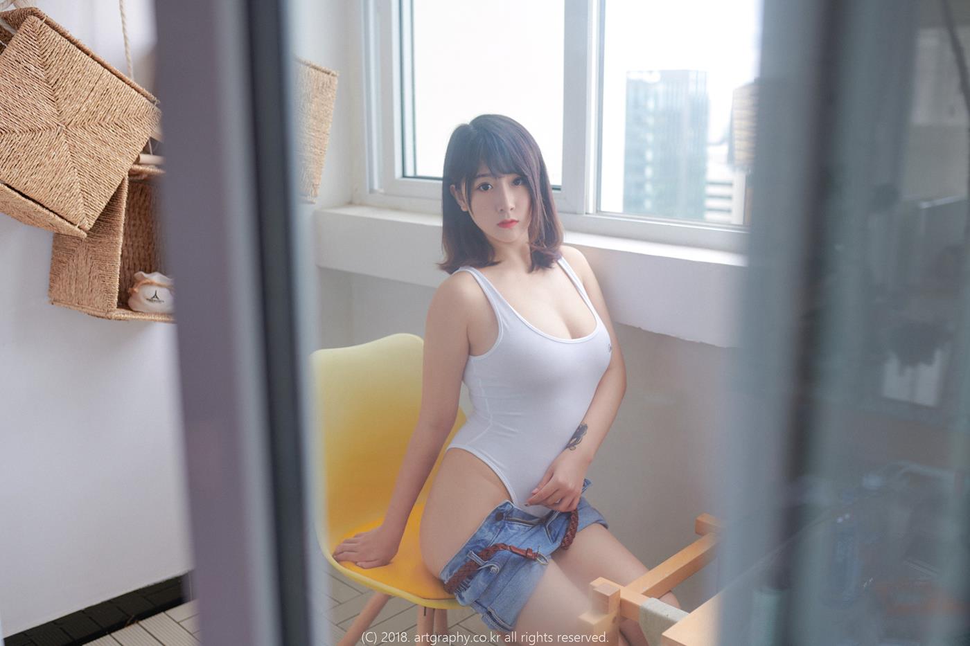 图片[12]-猫九酱 白色连体衣 [15P] – 速更版-美库