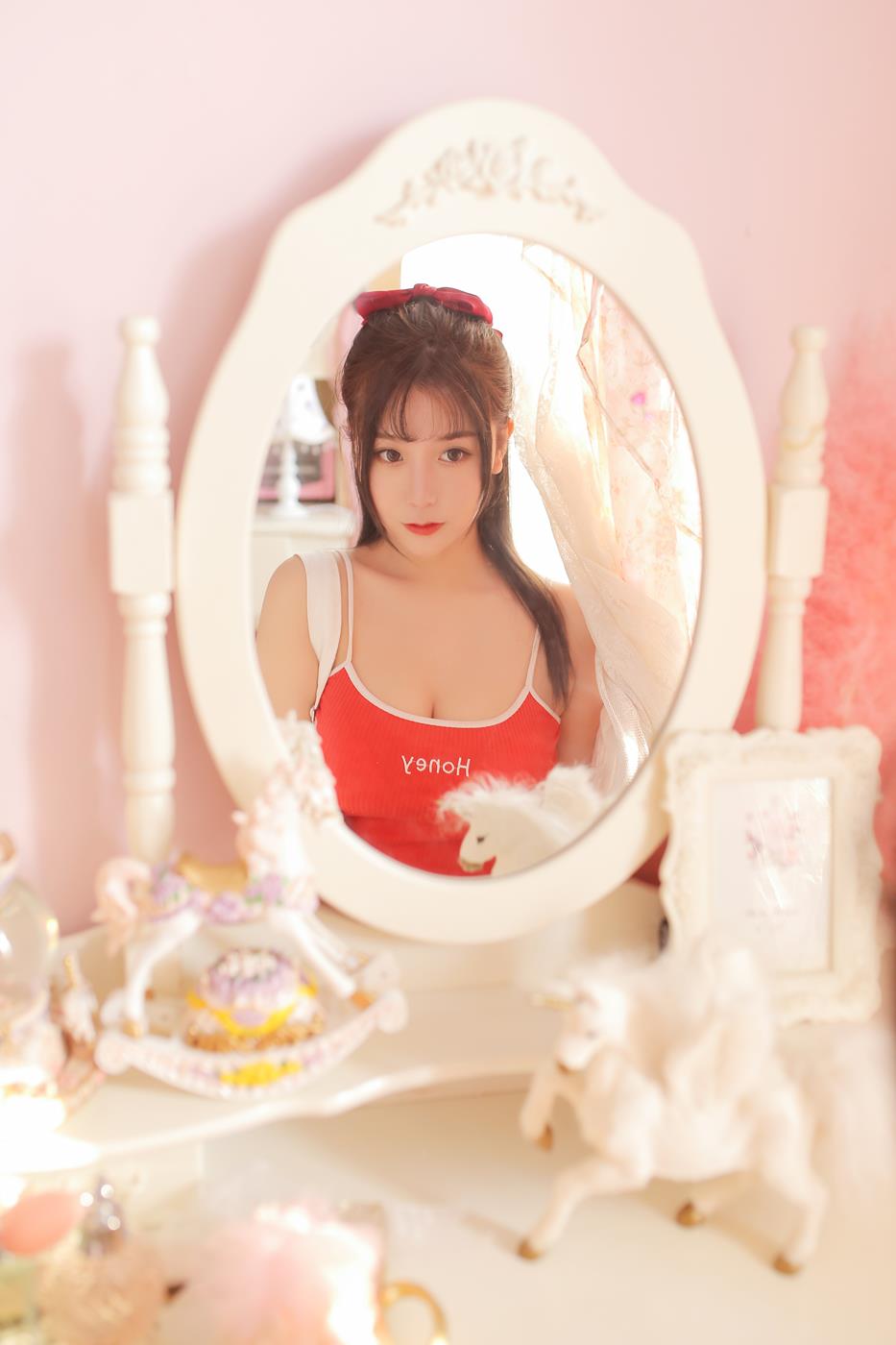 图片[18]-猫九酱 红色吊带 [18P] – 速更版-美库