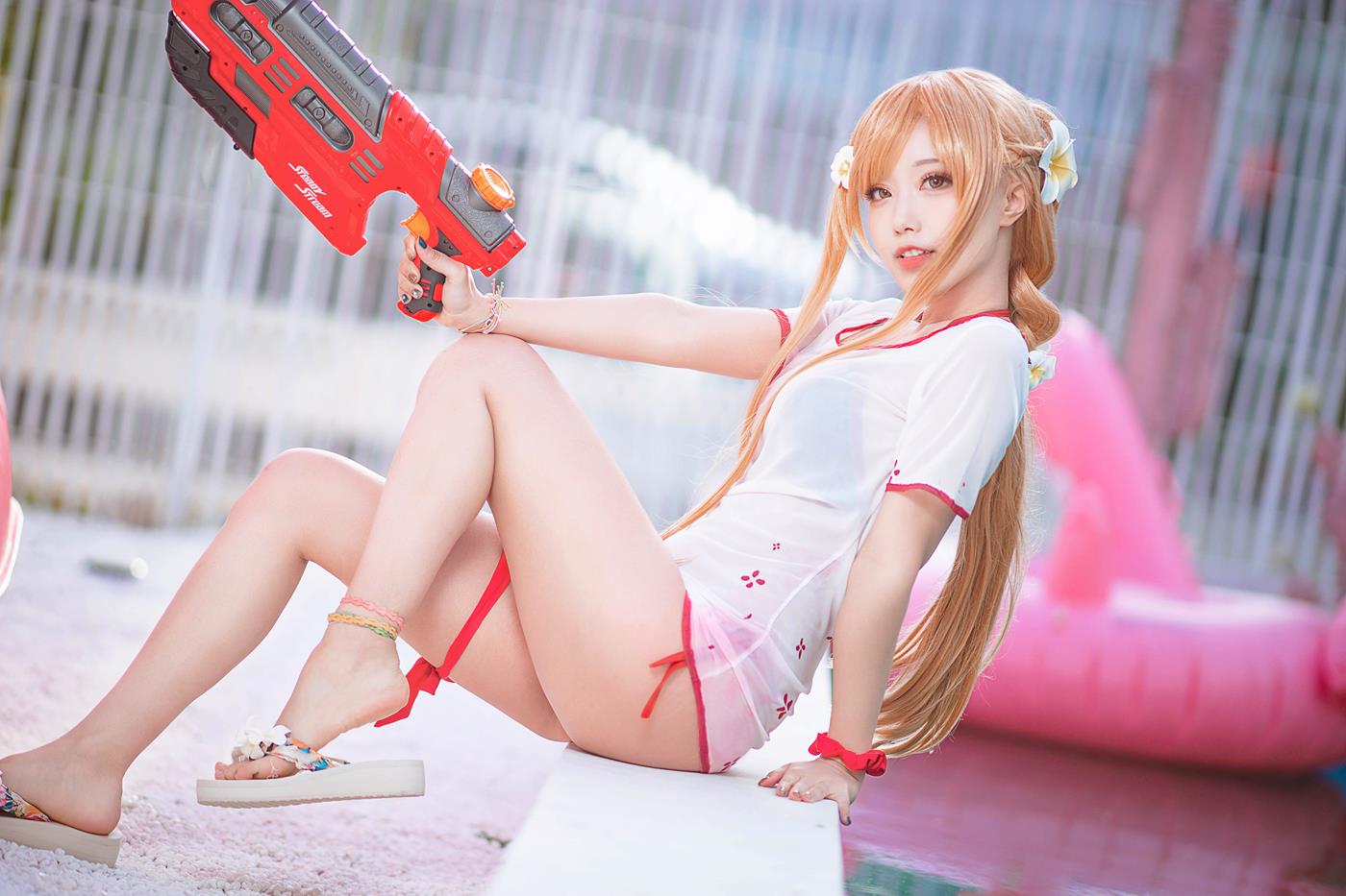 图片[15]-切切celia – 亚丝娜泳装[18P] – 速更版-美库