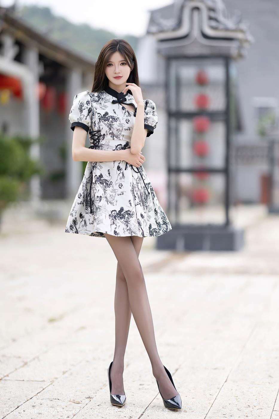 图片[39]-[Xiuren秀人网]2023.09.01 NO.7320 程程程- 碎花裙与黑丝 [38+1P] – 速更版-美库