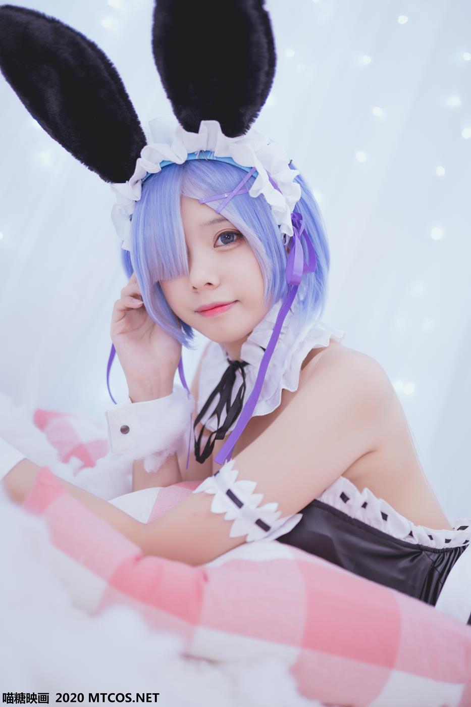 图片[12]-[喵糖映画]TML.012 蕾姆兔女郎[26P] – 速更版-美库