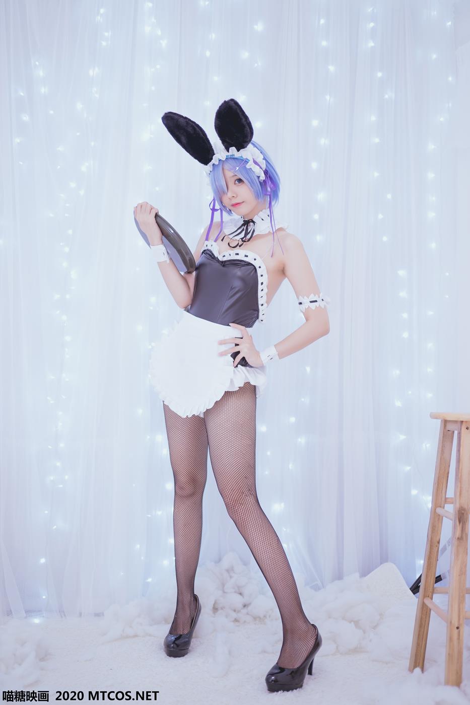图片[21]-[喵糖映画]TML.012 蕾姆兔女郎[26P] – 速更版-美库