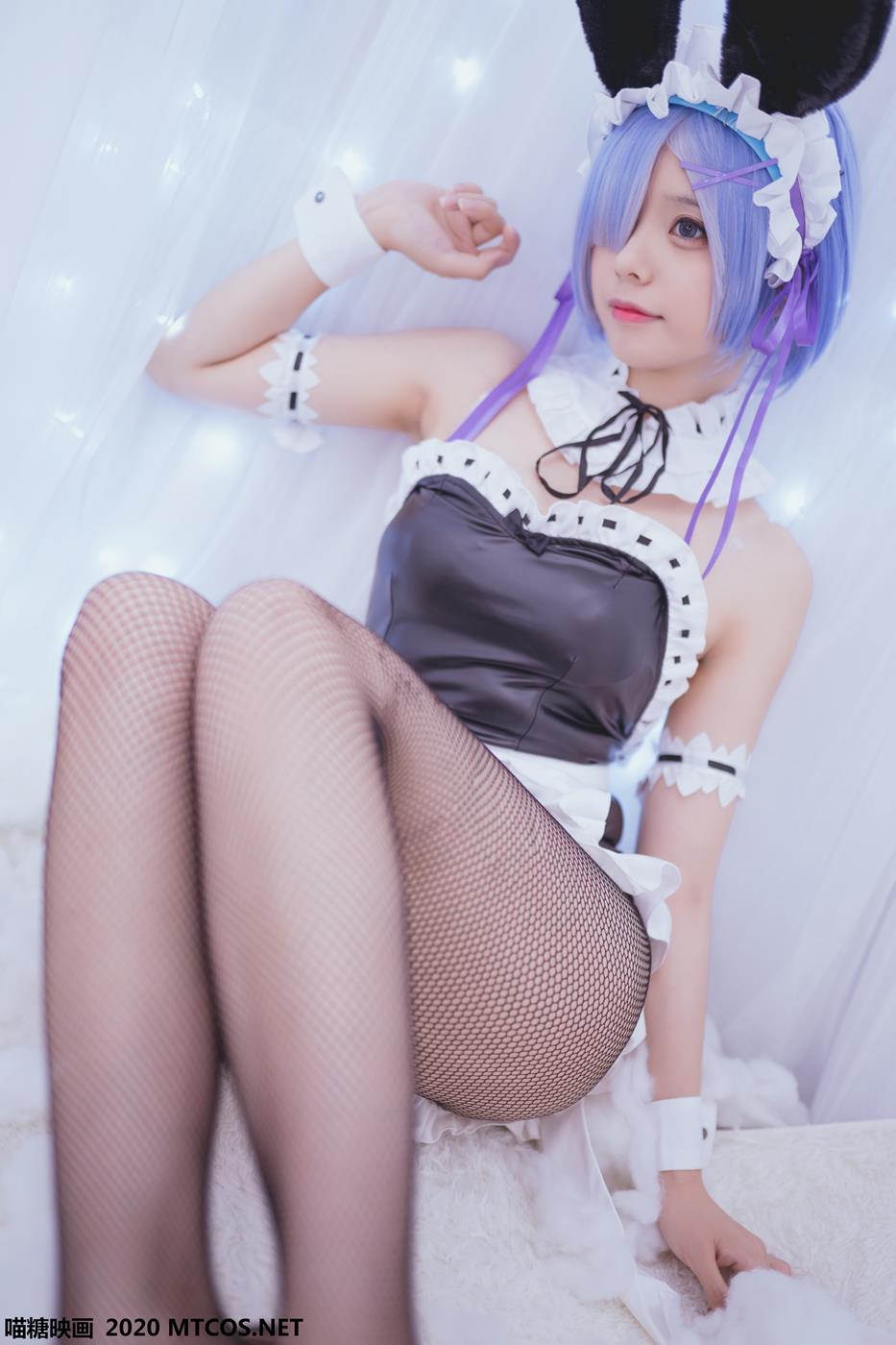 图片[23]-[喵糖映画]TML.012 蕾姆兔女郎[26P] – 速更版-美库