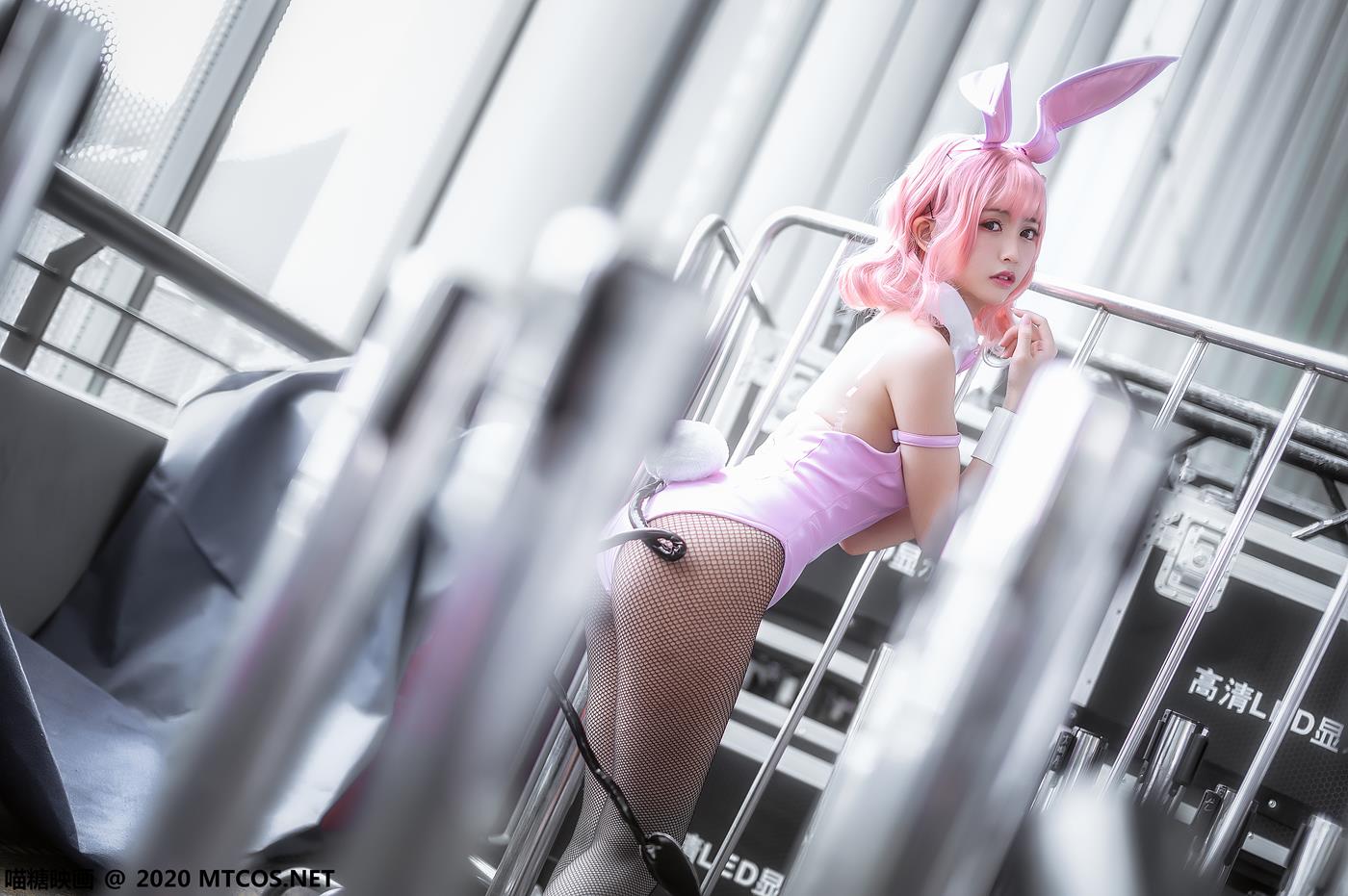 图片[15]-[喵糖映画]TML.014 蕾姆粉红兔女郎[23P] – 速更版-美库