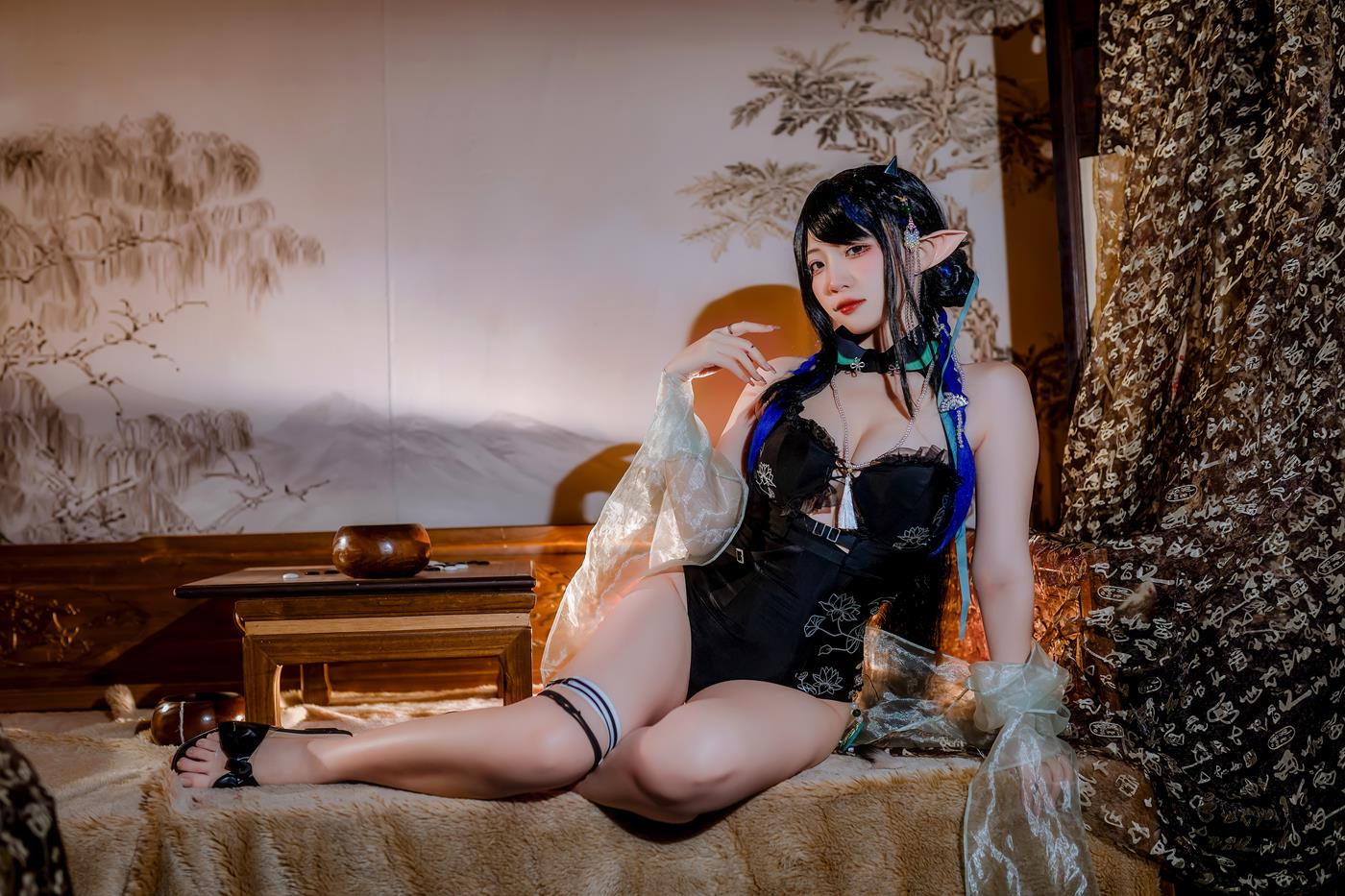 图片[14]-二佐Nisa – 泰拉夏日纪事 方舟夜半泳装[28P] – 速更版-美库