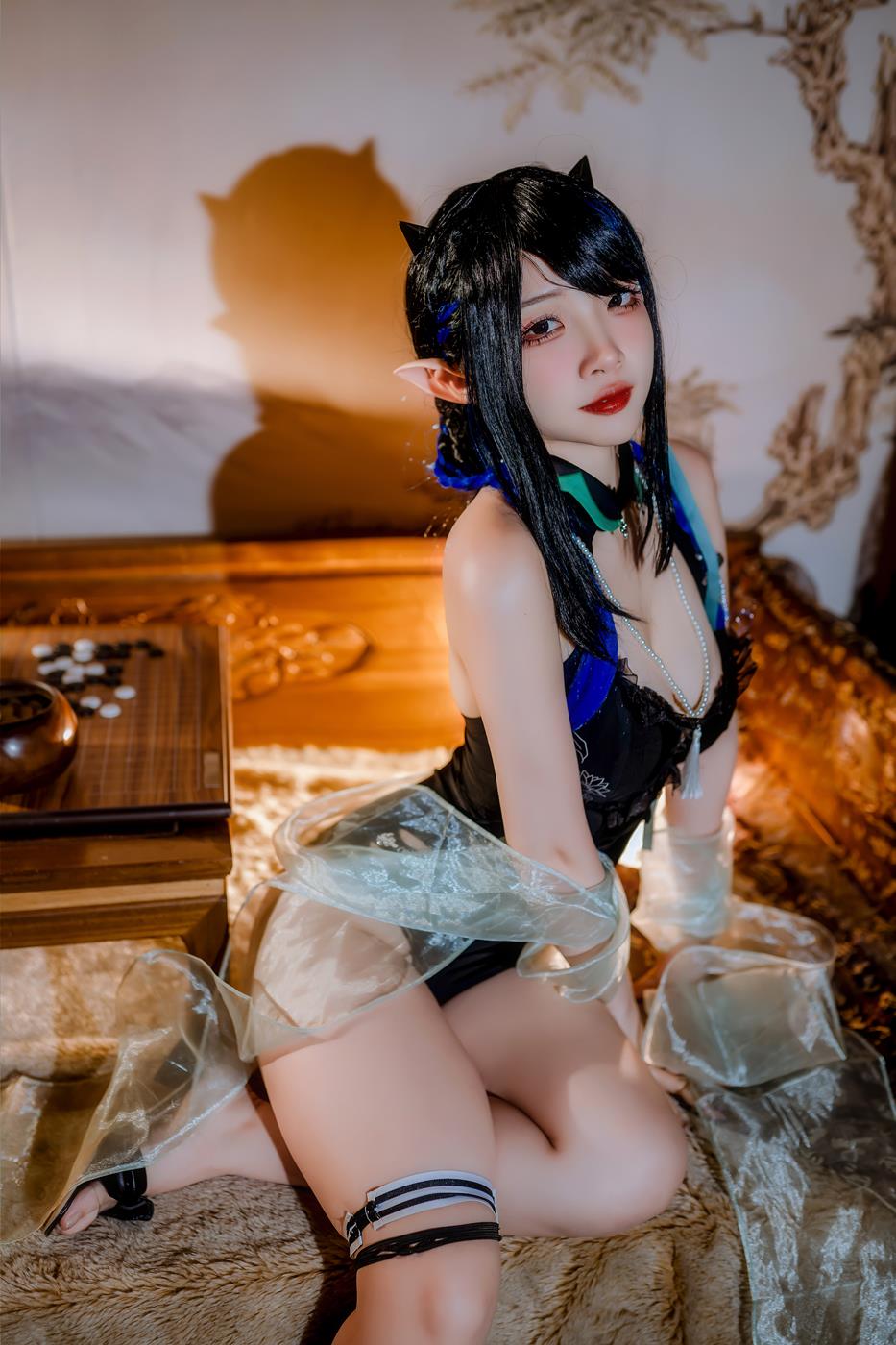 图片[18]-二佐Nisa – 泰拉夏日纪事 方舟夜半泳装[28P] – 速更版-美库