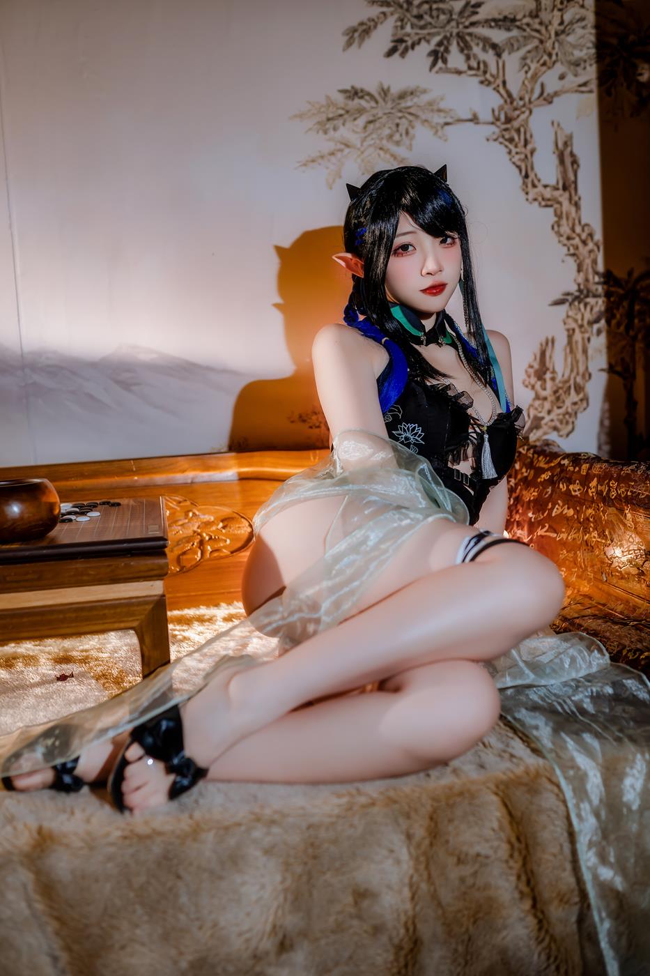 图片[20]-二佐Nisa – 泰拉夏日纪事 方舟夜半泳装[28P] – 速更版-美库