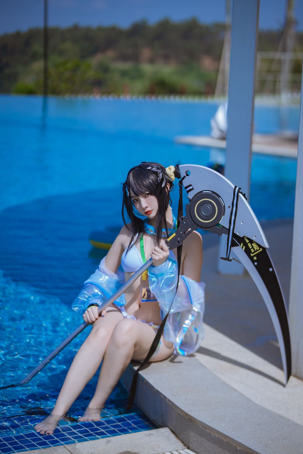 图片[15]-二佐Nisa – 泰拉夏日纪事 方舟羽毛笔泳装[25P] – 速更版-美库