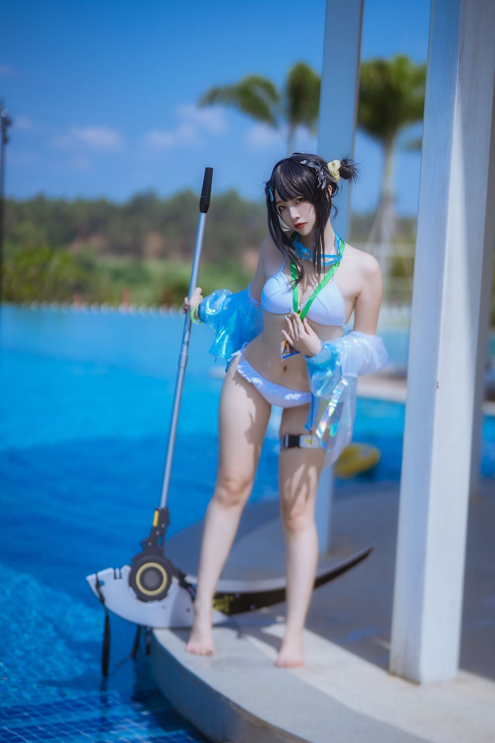 图片[16]-二佐Nisa – 泰拉夏日纪事 方舟羽毛笔泳装[25P] – 速更版-美库