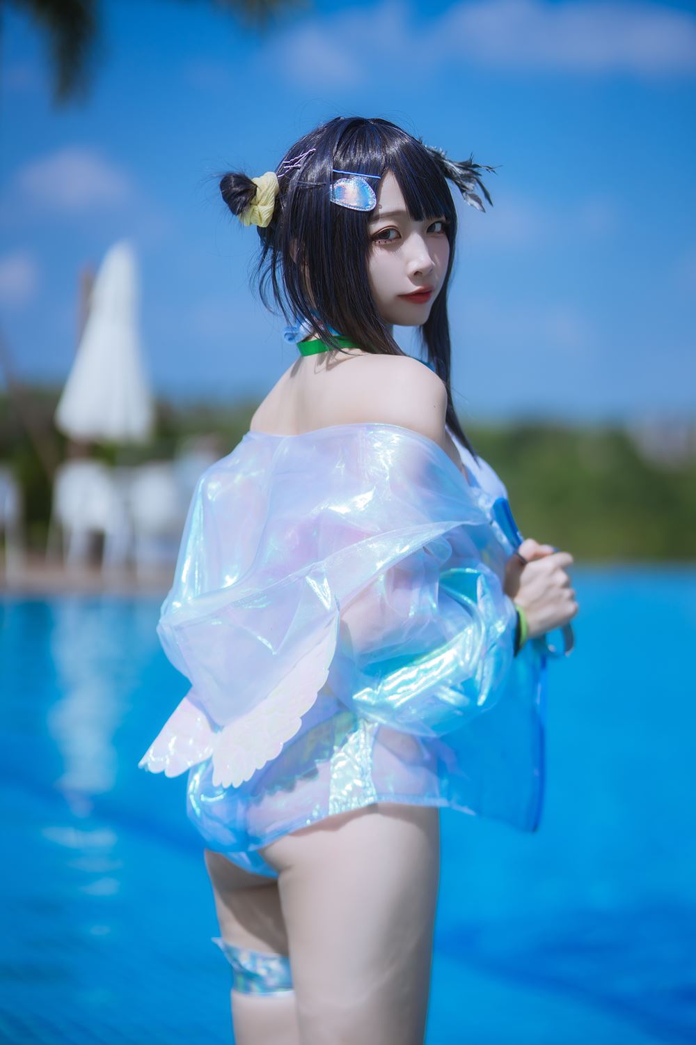 图片[23]-二佐Nisa – 泰拉夏日纪事 方舟羽毛笔泳装[25P] – 速更版-美库