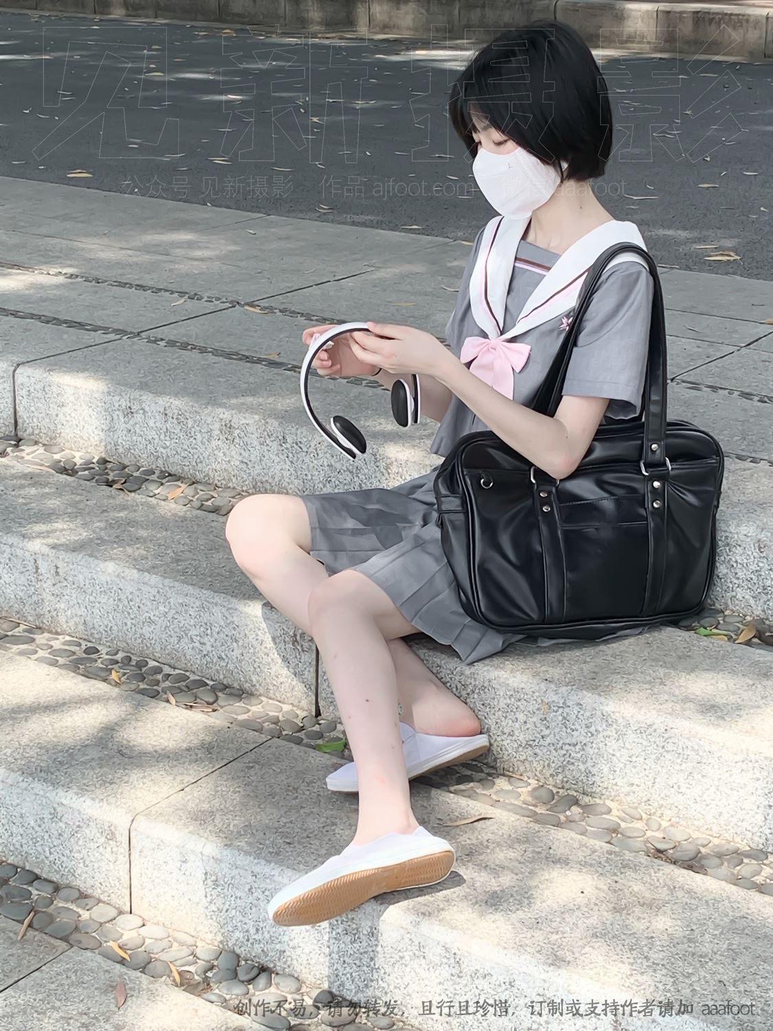 图片[16]-[见新摄影]NO.053 灰色JK 深深进入心中[164P] – 速更版-美库