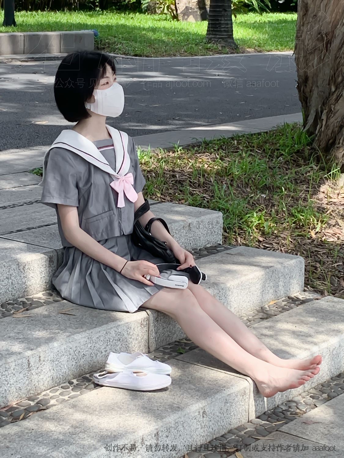 图片[19]-[见新摄影]NO.053 灰色JK 深深进入心中[164P] – 速更版-美库