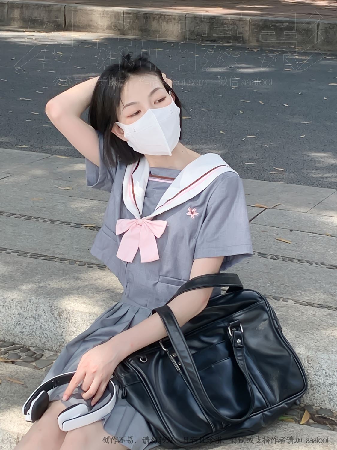 图片[21]-[见新摄影]NO.053 灰色JK 深深进入心中[164P] – 速更版-美库