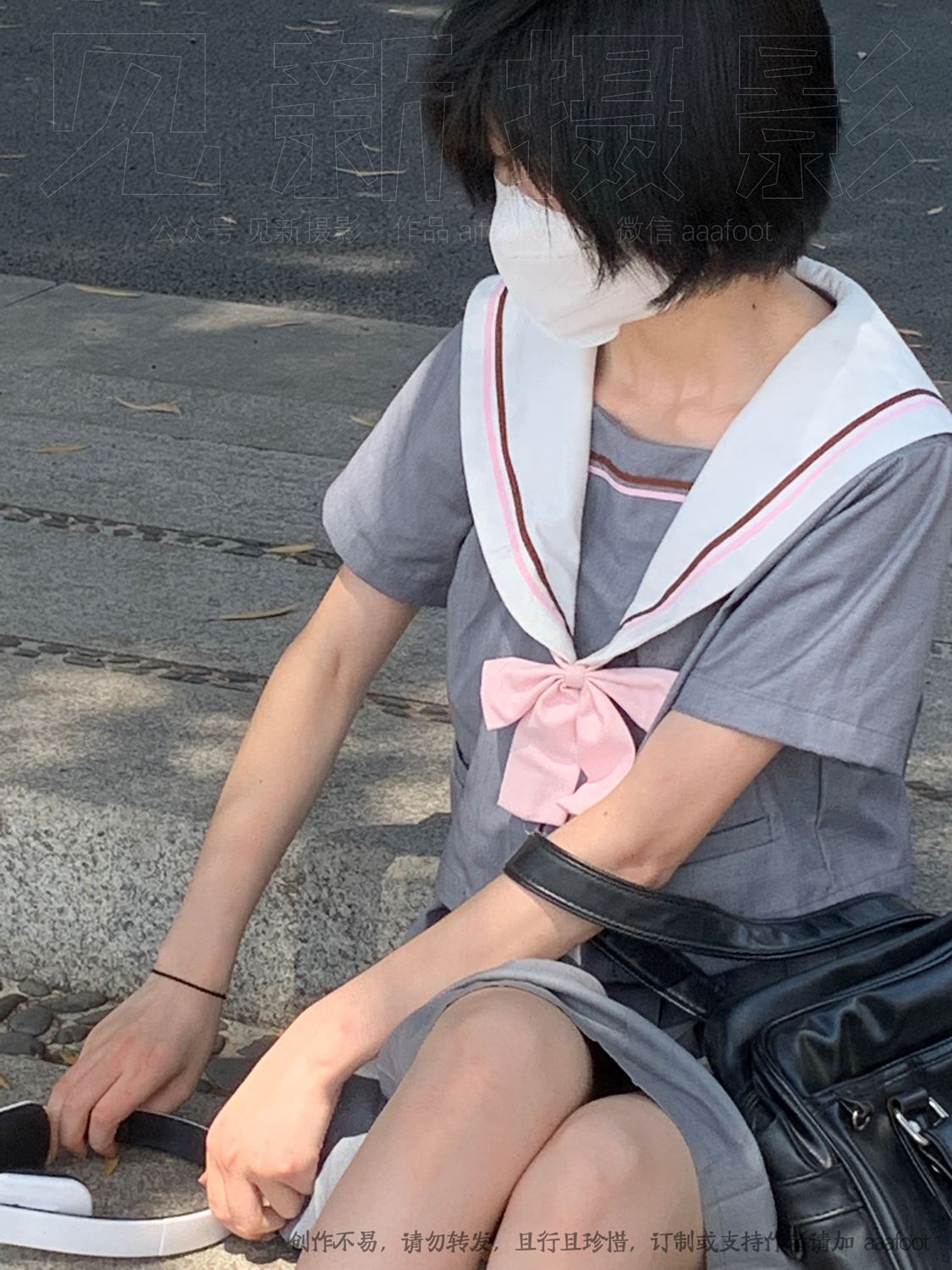 图片[39]-[见新摄影]NO.053 灰色JK 深深进入心中[164P] – 速更版-美库