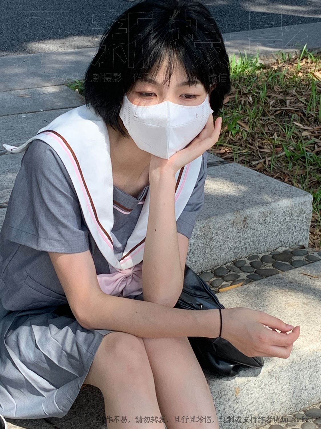 图片[41]-[见新摄影]NO.053 灰色JK 深深进入心中[164P] – 速更版-美库