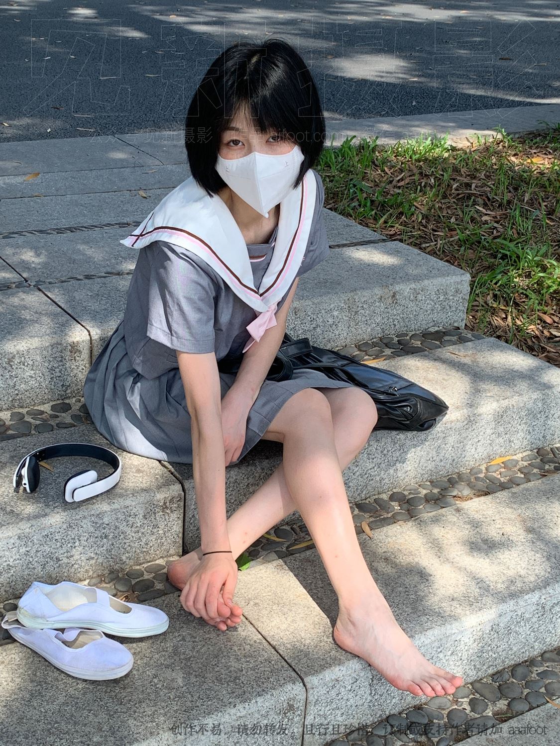 图片[45]-[见新摄影]NO.053 灰色JK 深深进入心中[164P] – 速更版-美库