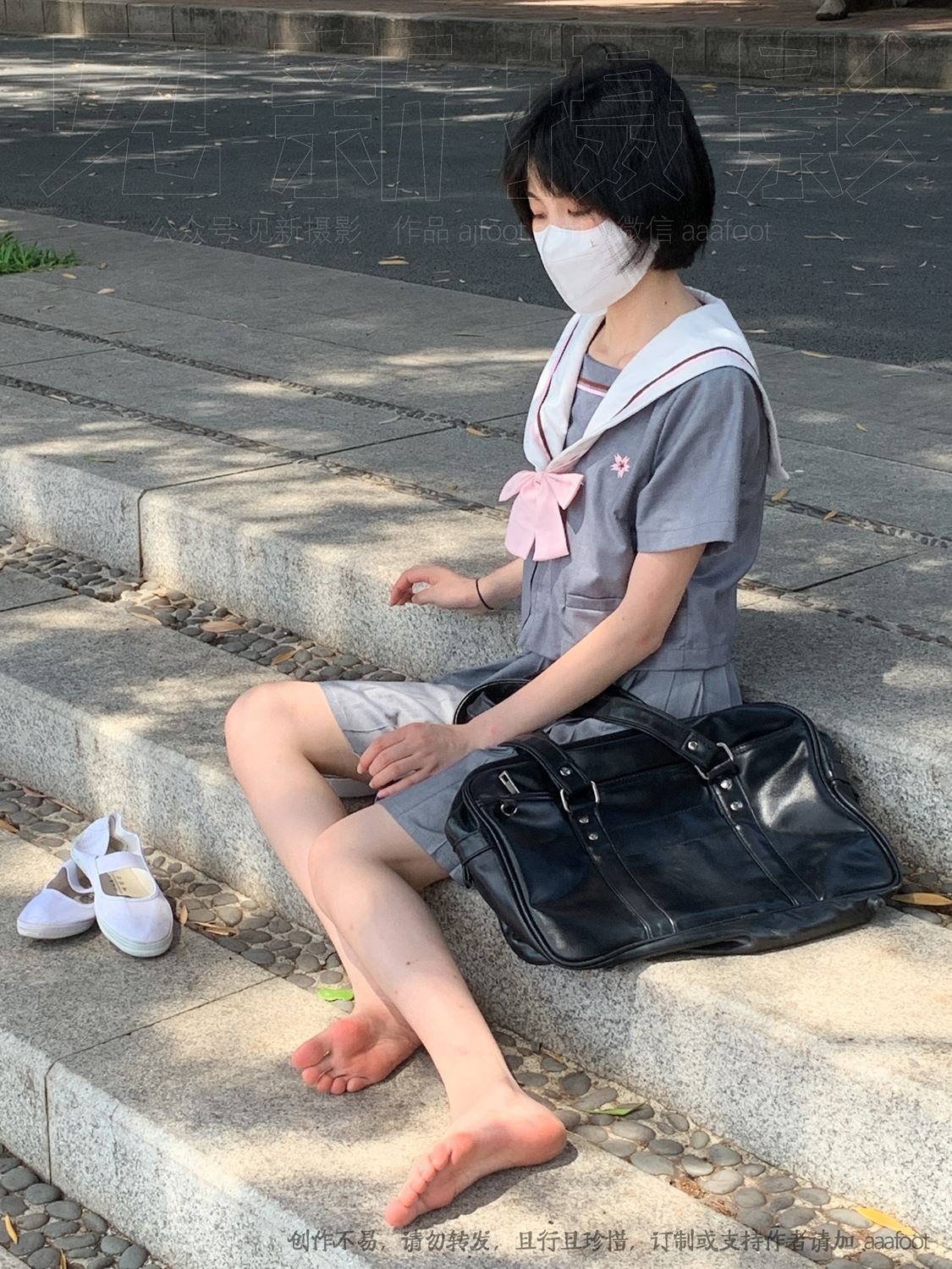 图片[47]-[见新摄影]NO.053 灰色JK 深深进入心中[164P] – 速更版-美库