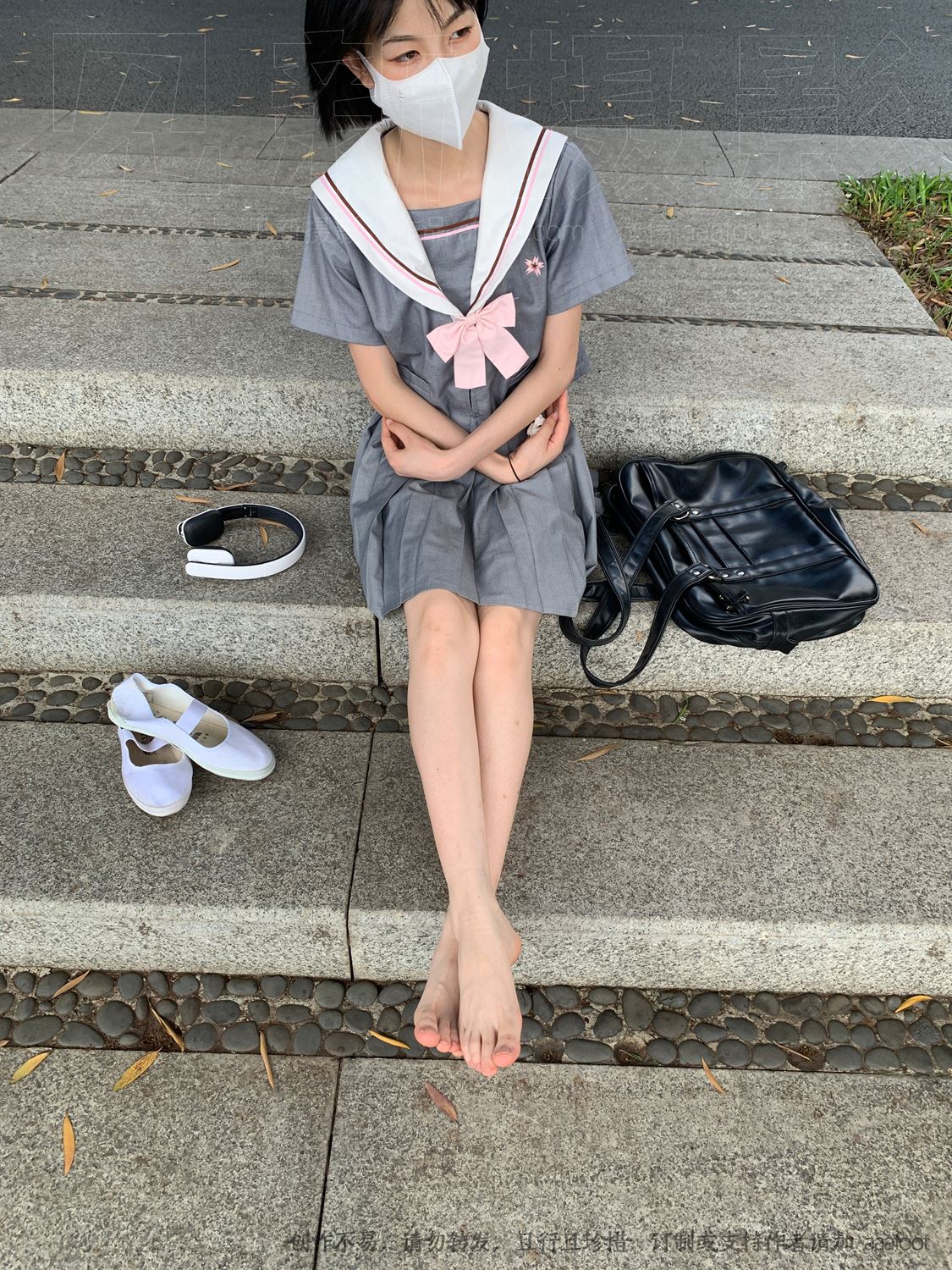 图片[73]-[见新摄影]NO.053 灰色JK 深深进入心中[164P] – 速更版-美库