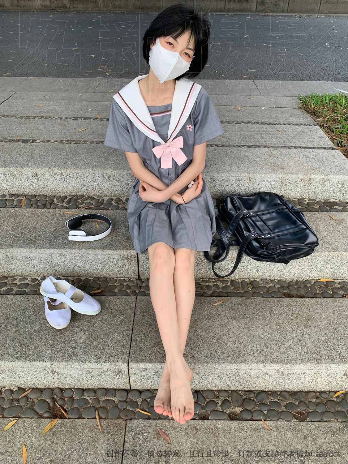 图片[74]-[见新摄影]NO.053 灰色JK 深深进入心中[164P] – 速更版-美库