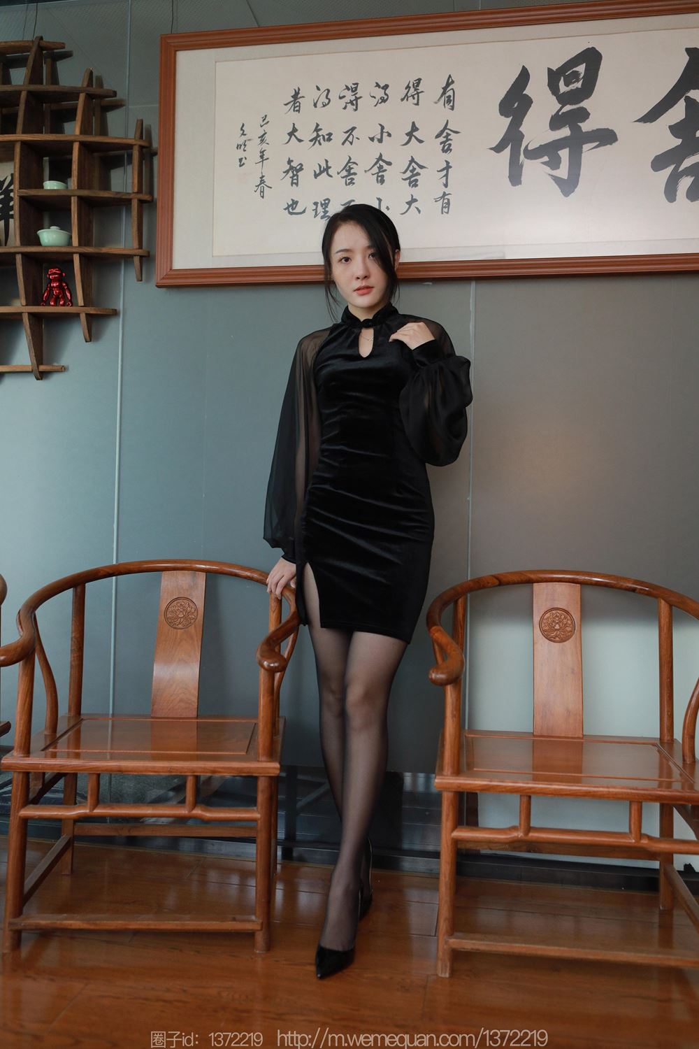 图片[27]-[IESS异思趣向] 2023.05.05 丝享家1442：婉萍《黑色蔷薇》[86P] – 速更版-美库