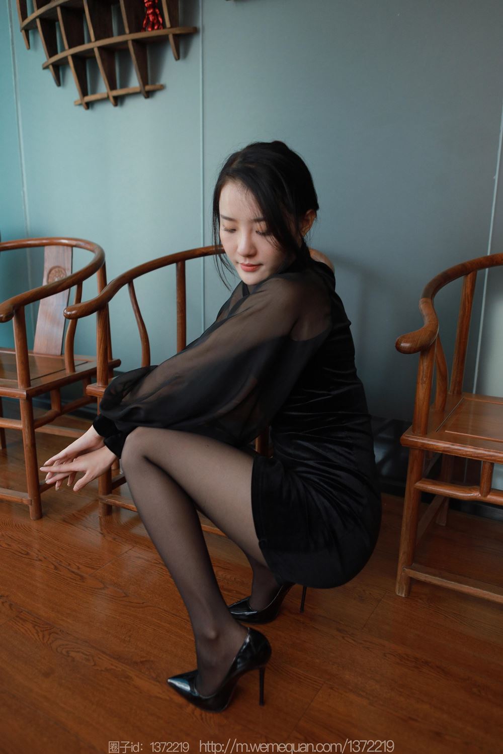 图片[39]-[IESS异思趣向] 2023.05.05 丝享家1442：婉萍《黑色蔷薇》[86P] – 速更版-美库