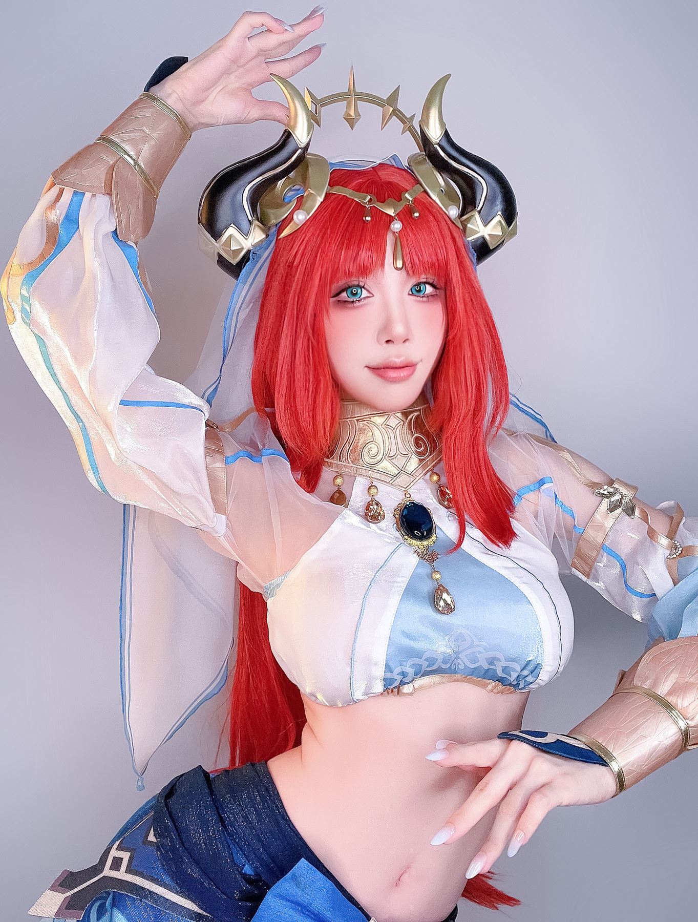 图片[10]-水淼aqua  – 原神 妮露[14P] – 速更版-美库