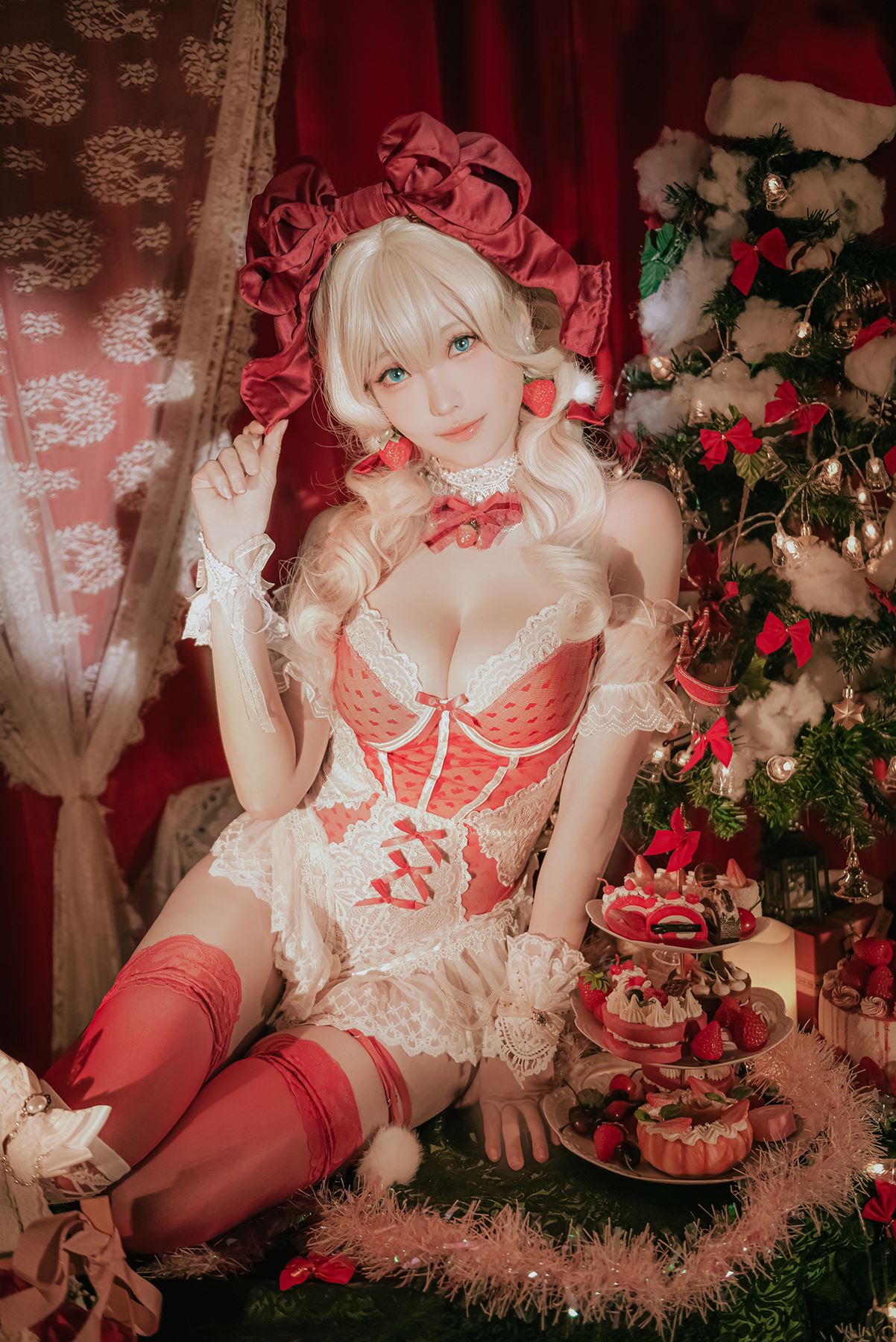 图片[15]-Ely_eee(ElyEE子) – 草莓蛋糕少女[23P] – 速更版-美库