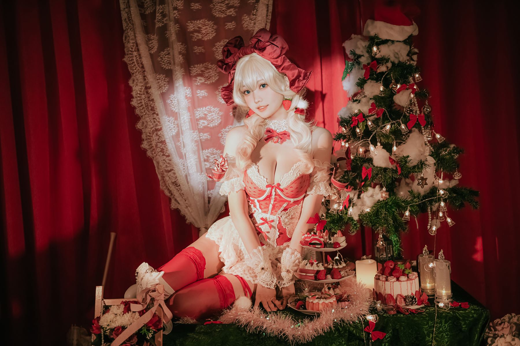 图片[17]-Ely_eee(ElyEE子) – 草莓蛋糕少女[23P] – 速更版-美库