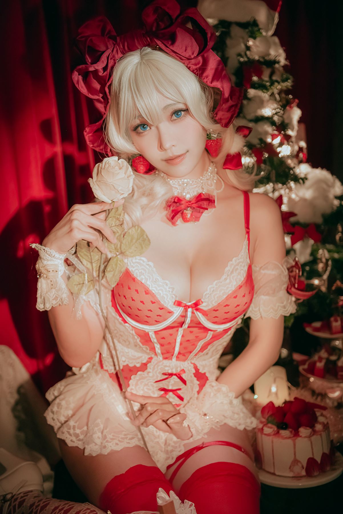 图片[20]-Ely_eee(ElyEE子) – 草莓蛋糕少女[23P] – 速更版-美库