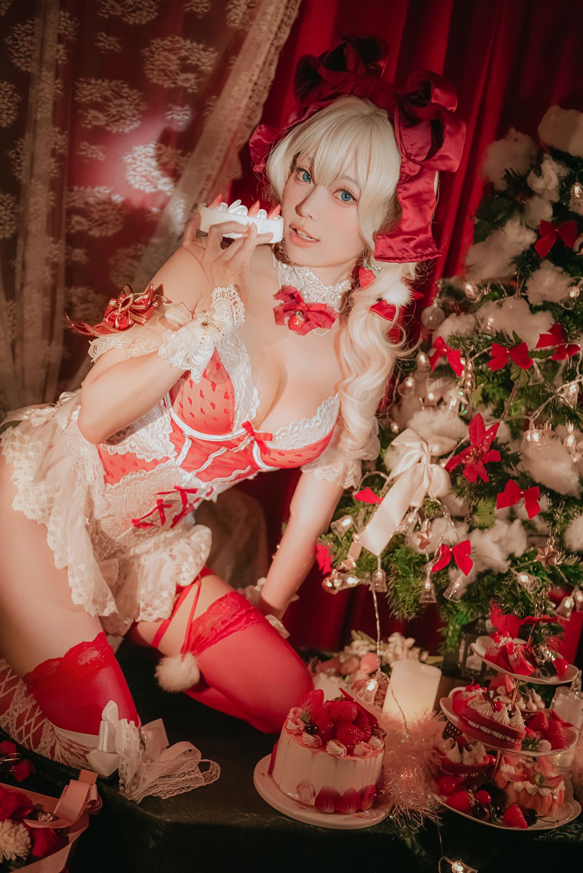 图片[21]-Ely_eee(ElyEE子) – 草莓蛋糕少女[23P] – 速更版-美库