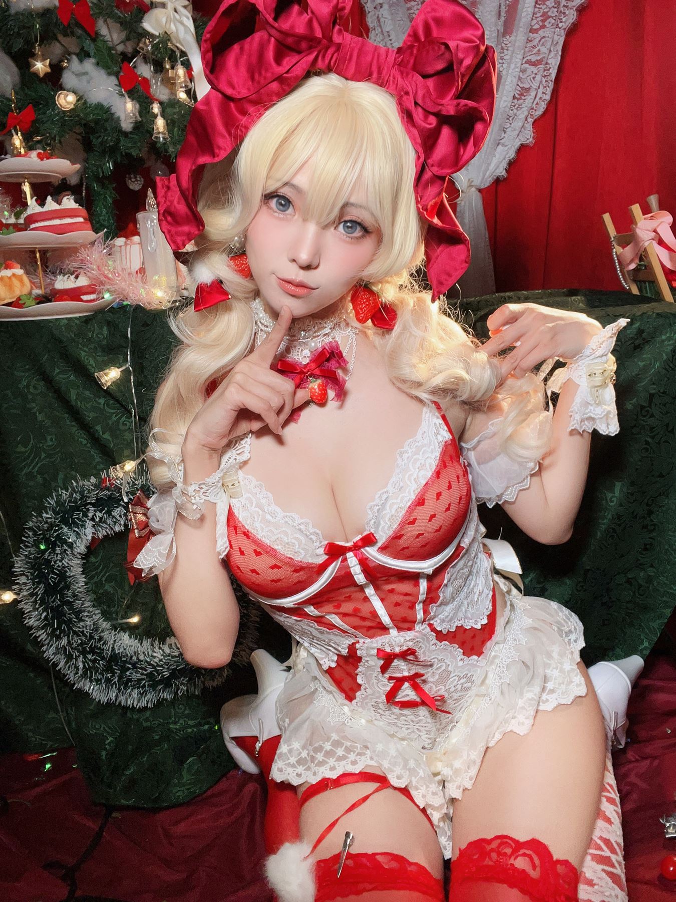 图片[24]-Ely_eee(ElyEE子) – 草莓蛋糕少女[23P] – 速更版-美库