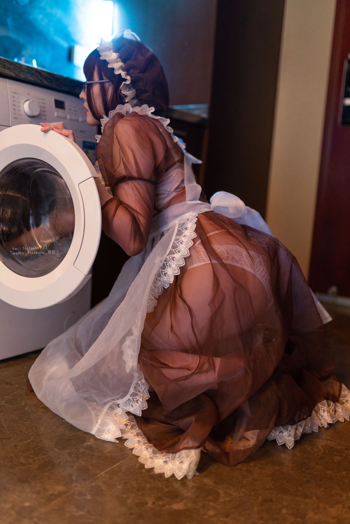 图片[25]-Natsuko夏夏子 – 透明女仆[44P] – 速更版-美库