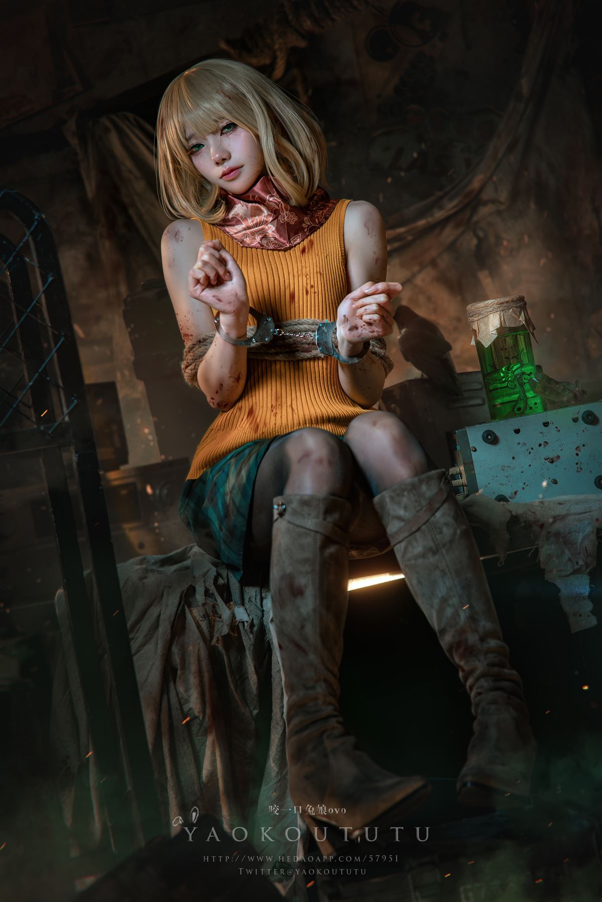 图片[28]-网紅博主@咬一口兔娘(黏黏团子兔) 生化危机4重置版 阿什莉[31P] – 速更版-美库