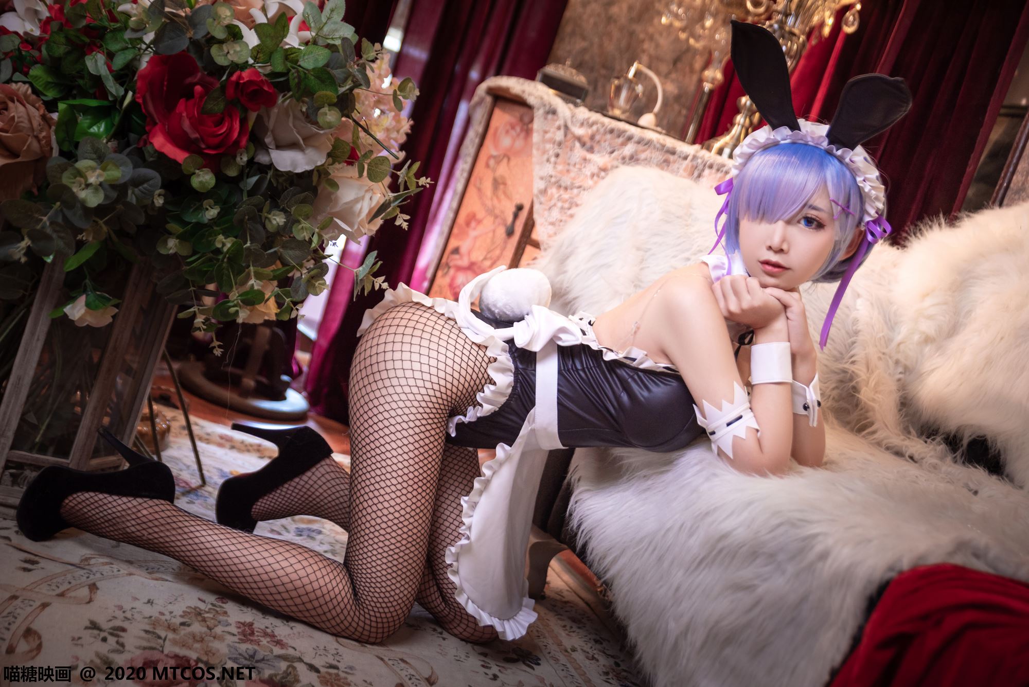 图片[11]-[喵糖映画]TML.019 蕾姆兔女郎[23P] – 速更版-美库