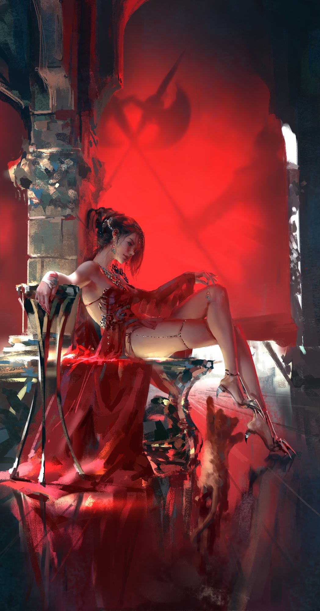 图片[20]-AI绘画 059 WLOP鬼刀二次元插画图集合集2023.01-05 [67P] – 速更版-美库