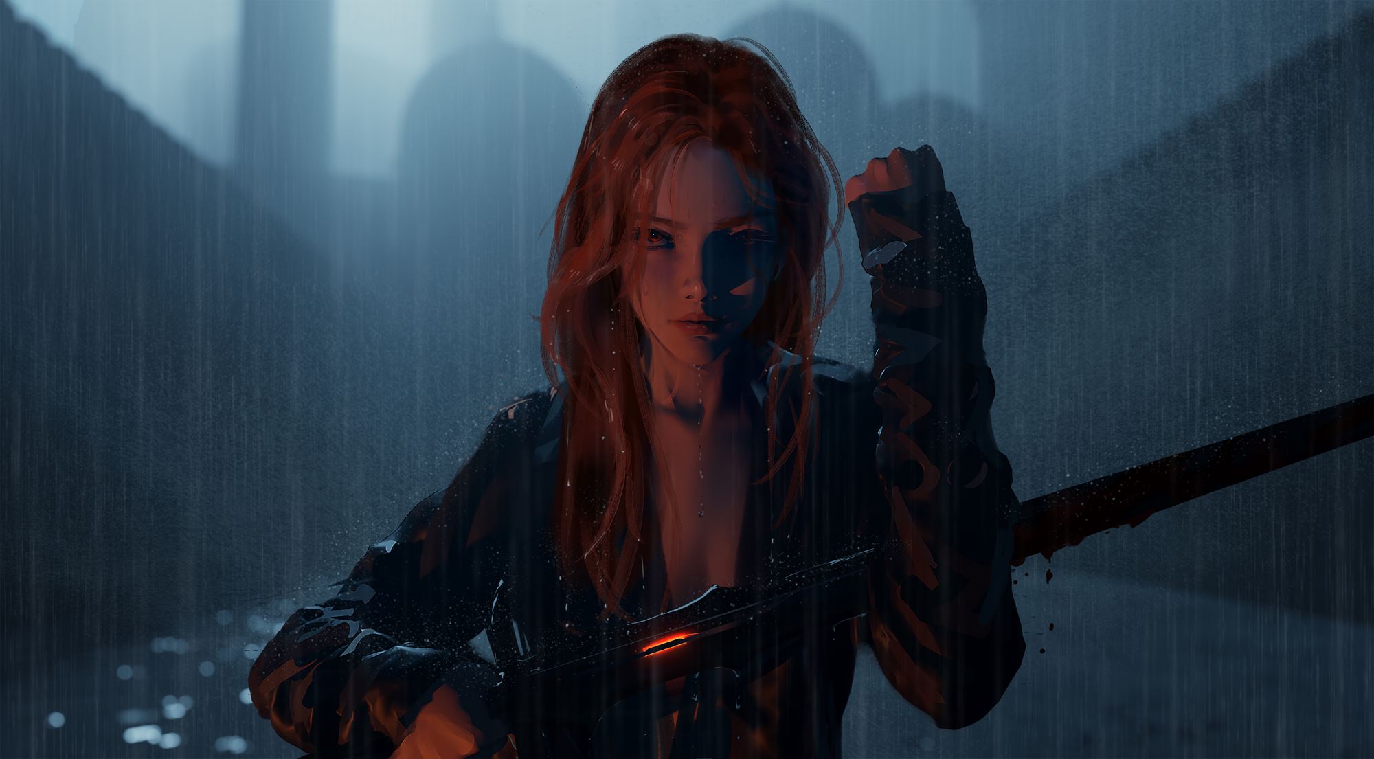 图片[25]-AI绘画 059 WLOP鬼刀二次元插画图集合集2023.01-05 [67P] – 速更版-美库