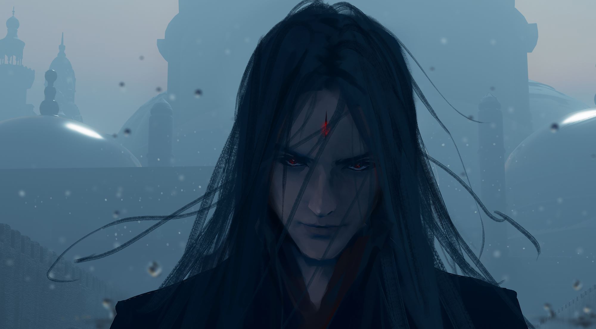 图片[32]-AI绘画 059 WLOP鬼刀二次元插画图集合集2023.01-05 [67P] – 速更版-美库