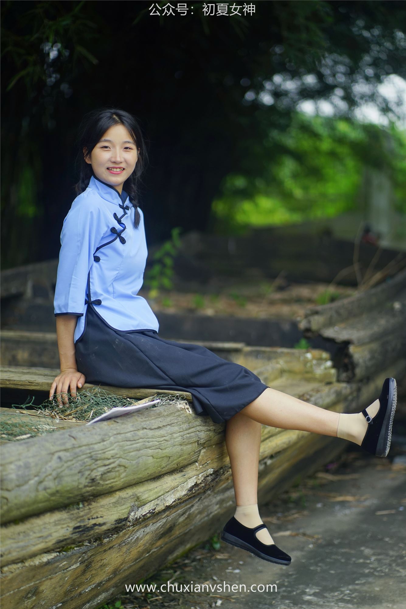 图片[46]-初夏女神 NO.047 点点 民国少女[133P] – 速更版-美库