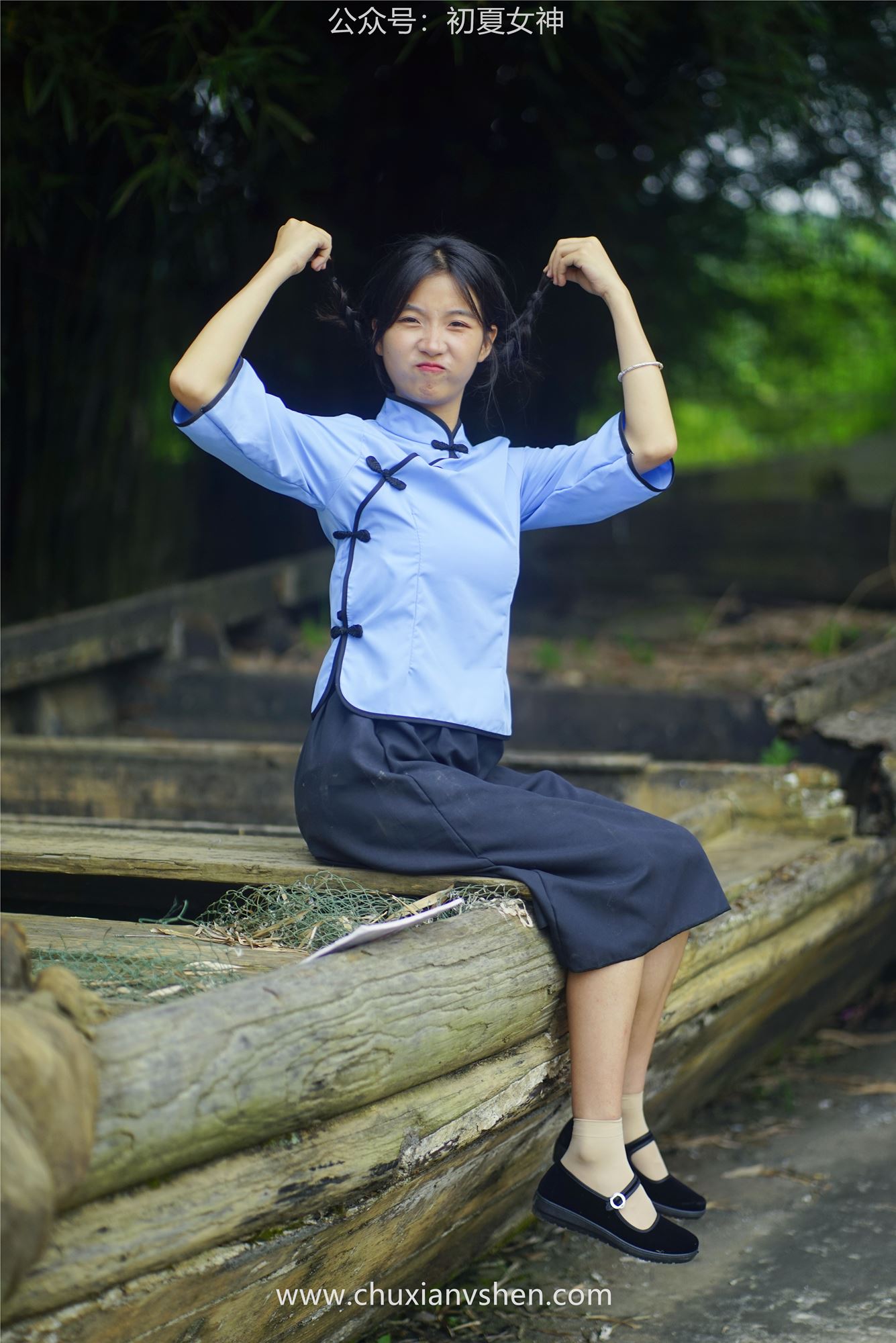 图片[55]-初夏女神 NO.047 点点 民国少女[133P] – 速更版-美库