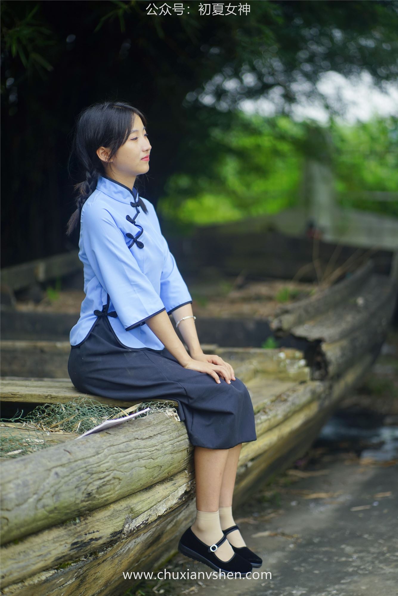 图片[56]-初夏女神 NO.047 点点 民国少女[133P] – 速更版-美库