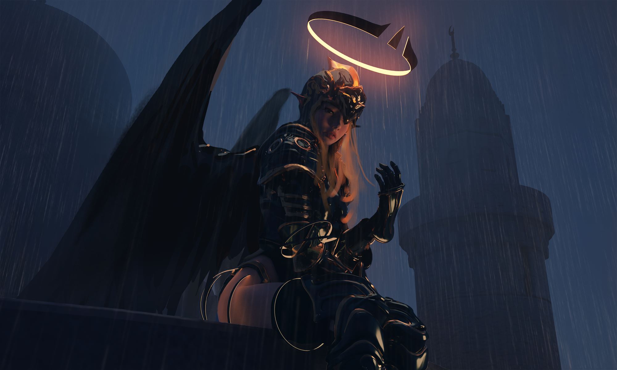 图片[59]-AI绘画 059 WLOP鬼刀二次元插画图集合集2023.01-05 [67P] – 速更版-美库