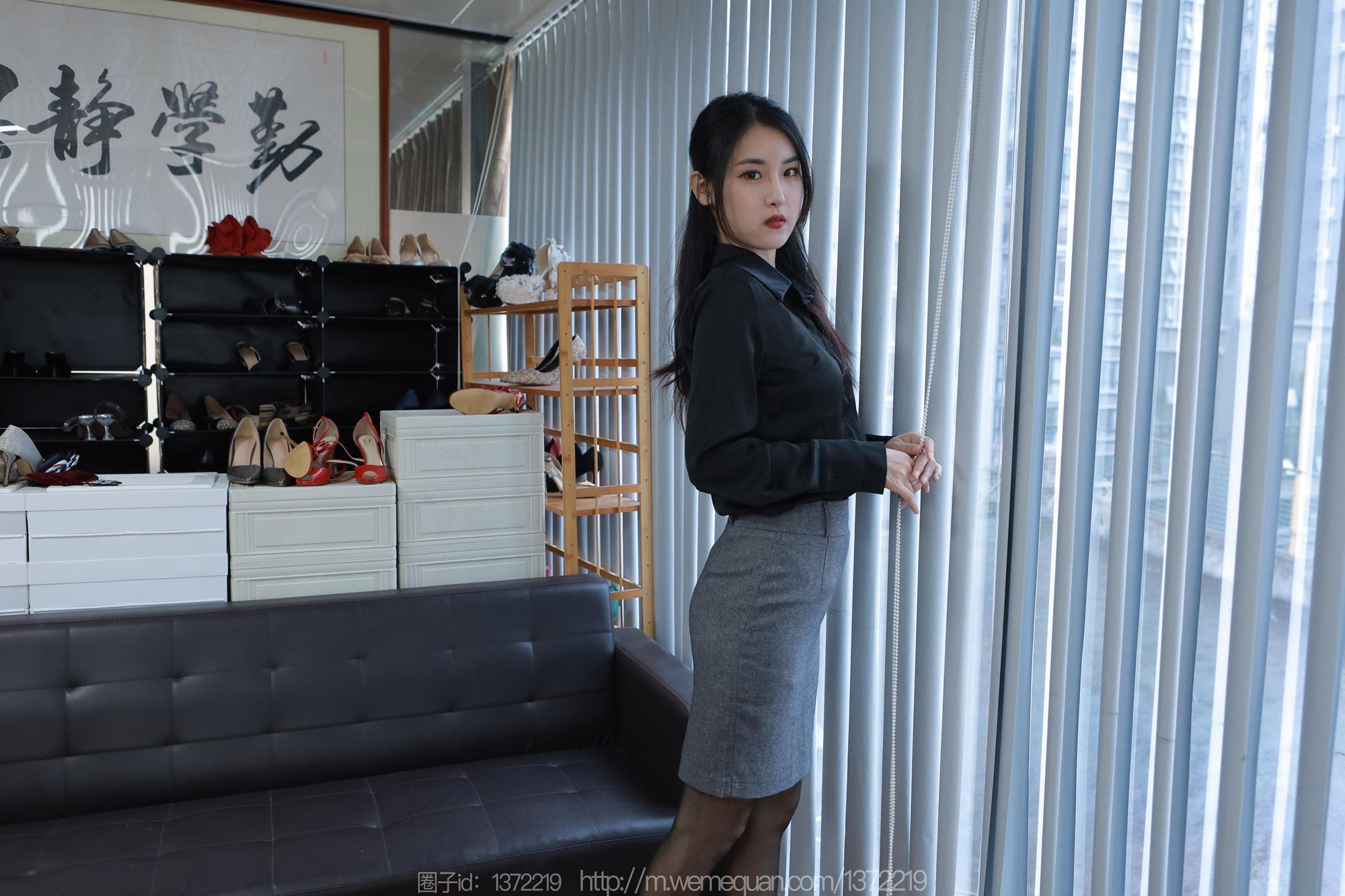 图片[40]-[IESS异思趣向] 2023.05.12 丝享家1449：小宝《灰裙OL》[85P] – 速更版-美库