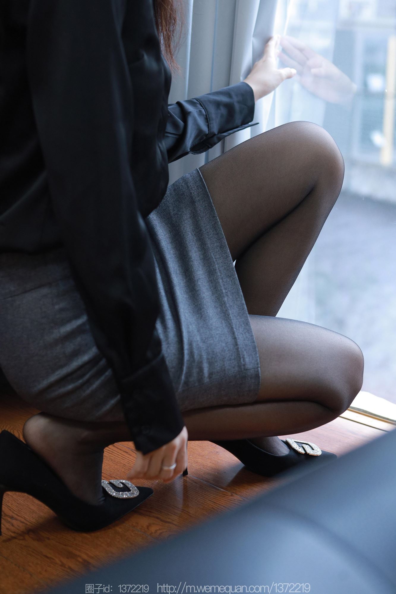 图片[43]-[IESS异思趣向] 2023.05.12 丝享家1449：小宝《灰裙OL》[85P] – 速更版-美库