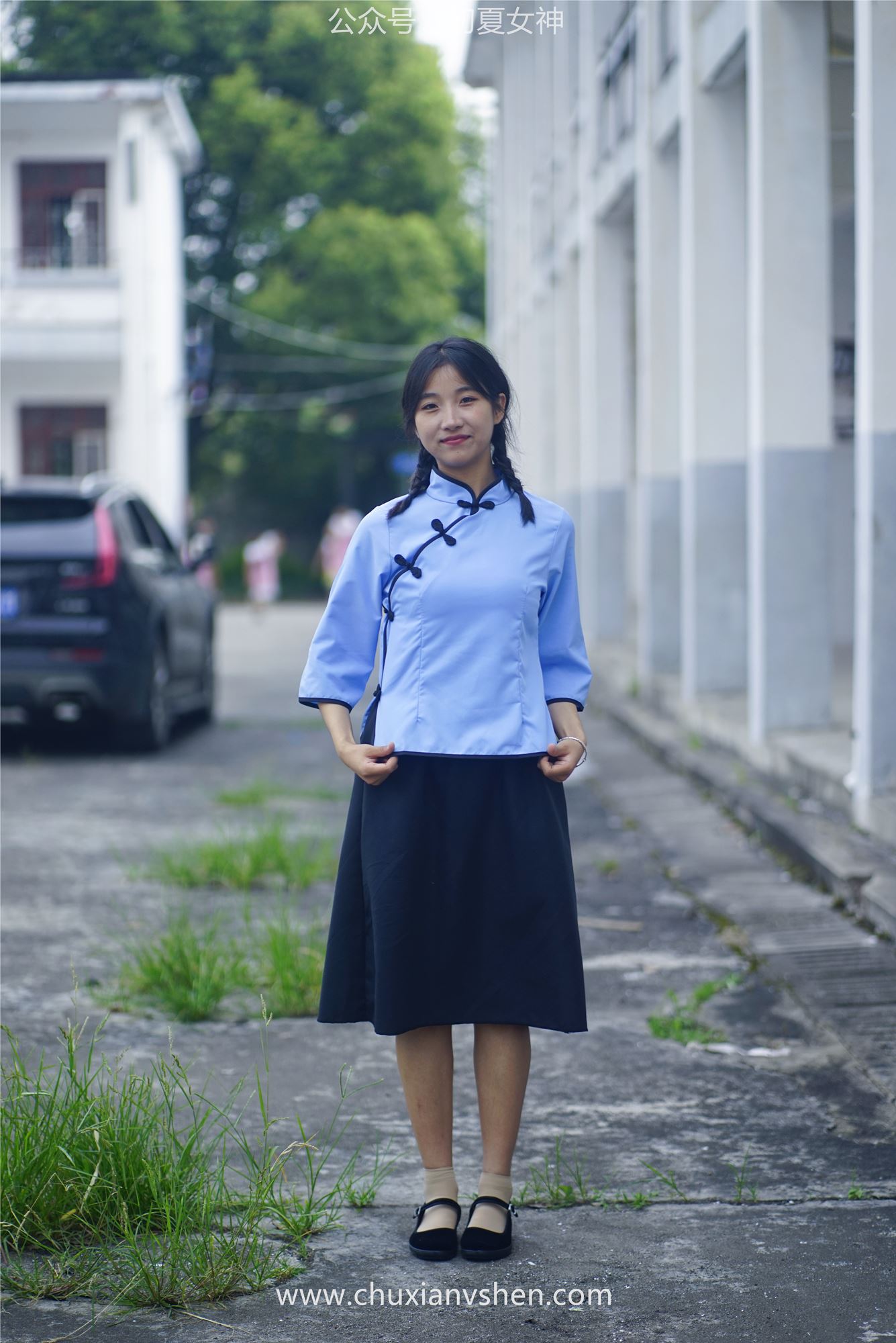 图片[133]-初夏女神 NO.047 点点 民国少女[133P] – 速更版-美库