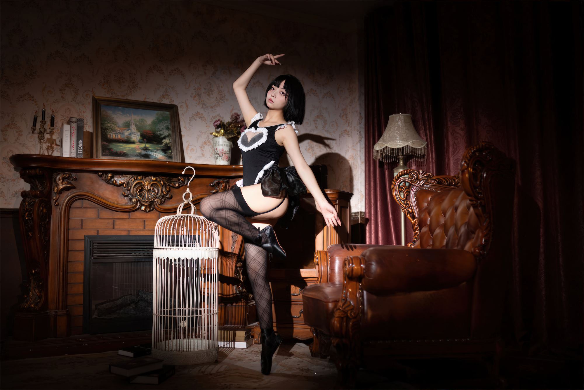 图片[18]-花铃 – 马戏团芭蕾 吊带袜高叉[40P] – 速更版-美库