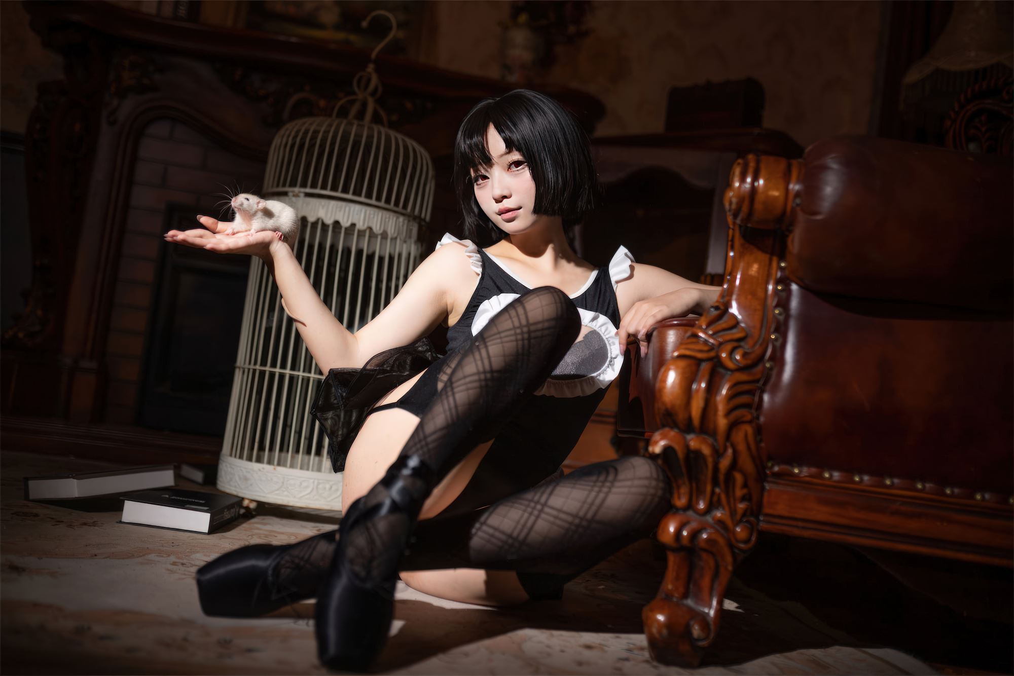 图片[21]-花铃 – 马戏团芭蕾 吊带袜高叉[40P] – 速更版-美库