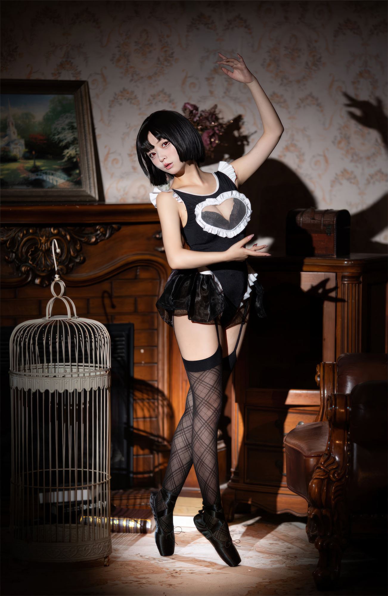 图片[33]-花铃 – 马戏团芭蕾 吊带袜高叉[40P] – 速更版-美库