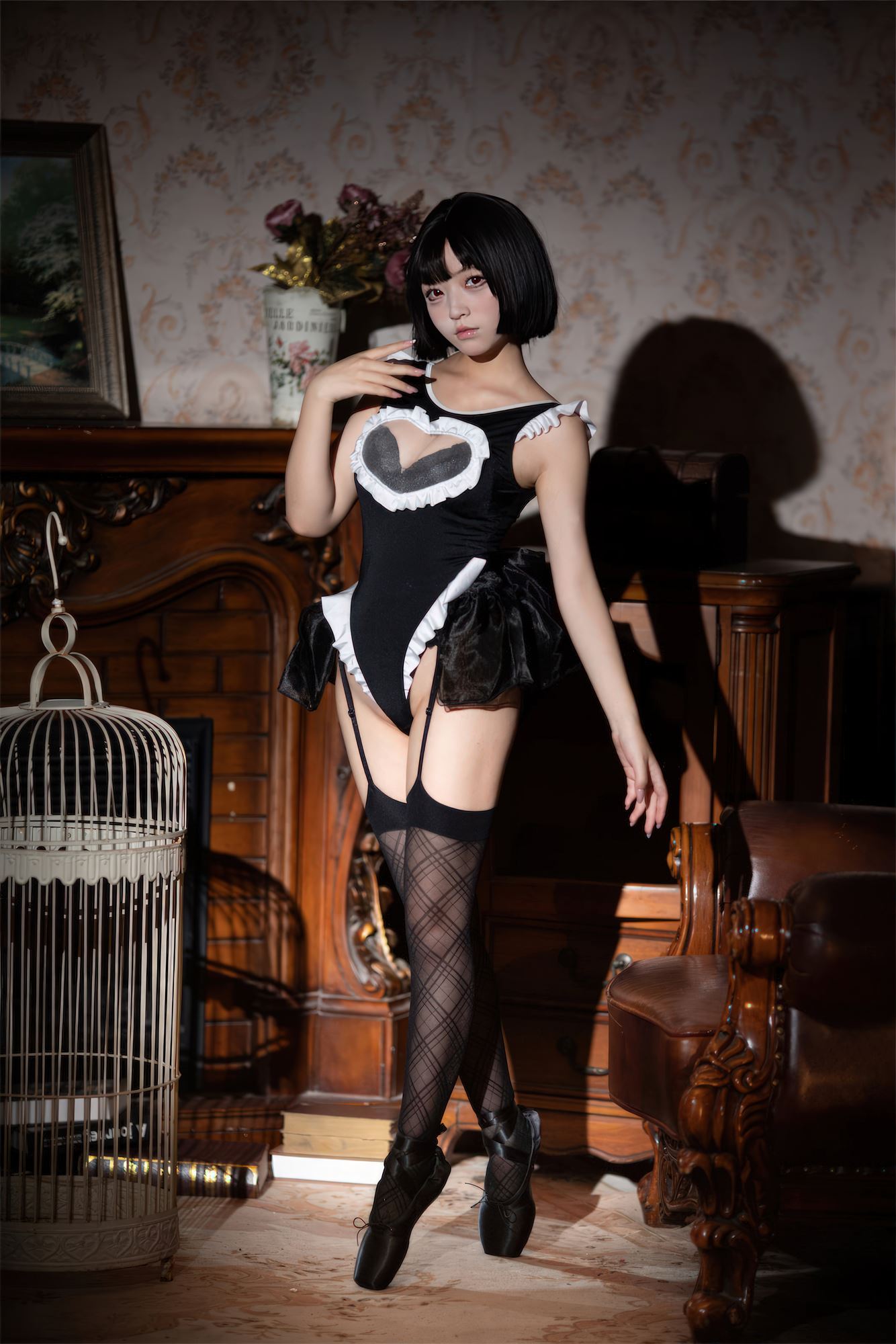 图片[34]-花铃 – 马戏团芭蕾 吊带袜高叉[40P] – 速更版-美库