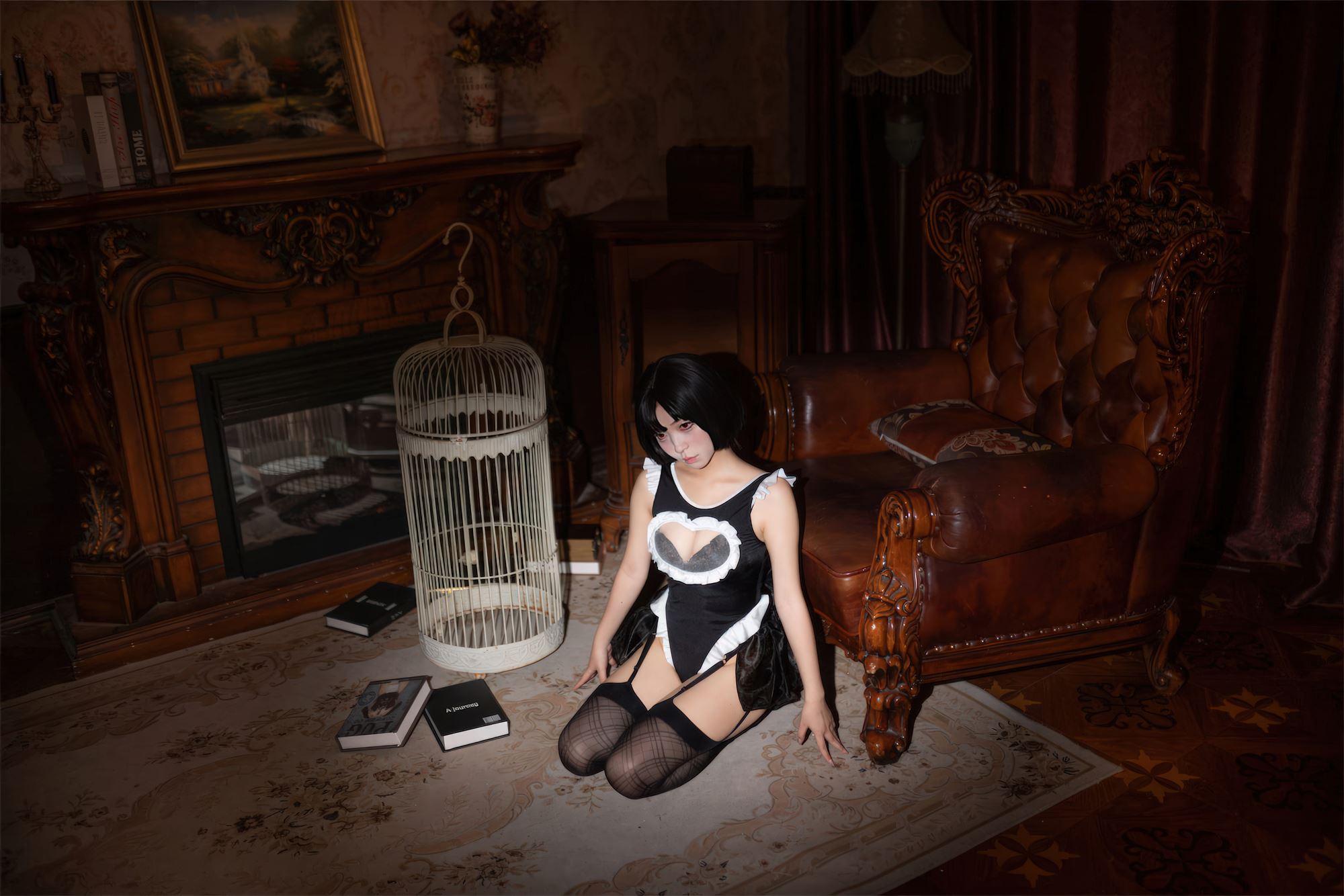 图片[38]-花铃 – 马戏团芭蕾 吊带袜高叉[40P] – 速更版-美库