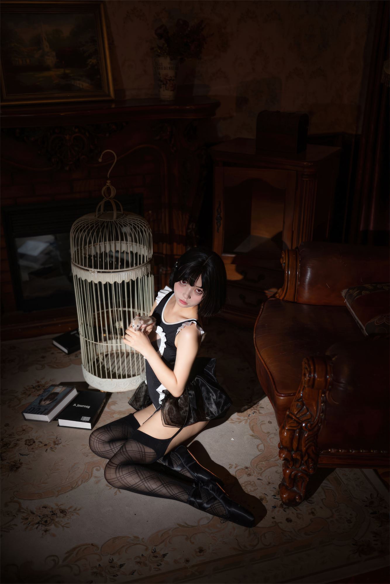 图片[41]-花铃 – 马戏团芭蕾 吊带袜高叉[40P] – 速更版-美库